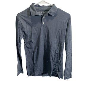 Crewcuts Boys Long Sleeve Polo Shirt Navy Size 14 Cotton Casual